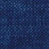 Blue fabric swatch with granular texture, displaying subtle tonal variations and a white label reading “swan > fabric (h) > h 433”.